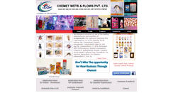 Desktop Screenshot of chemet.in